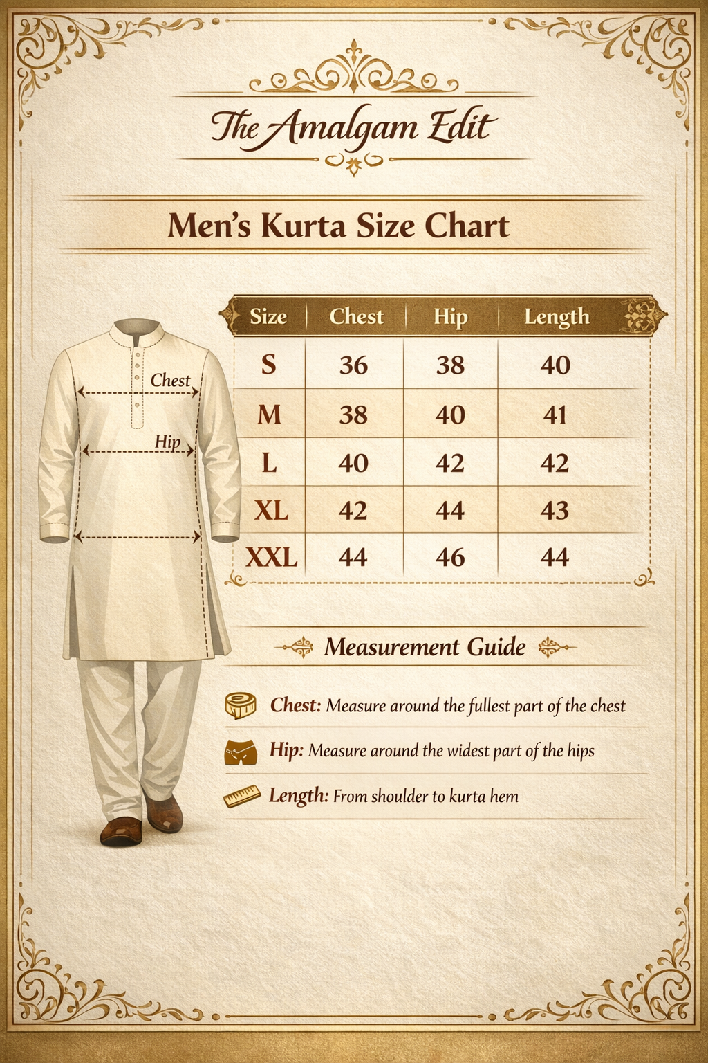 Beige Heritage artwork Kurtha (Pant not included)