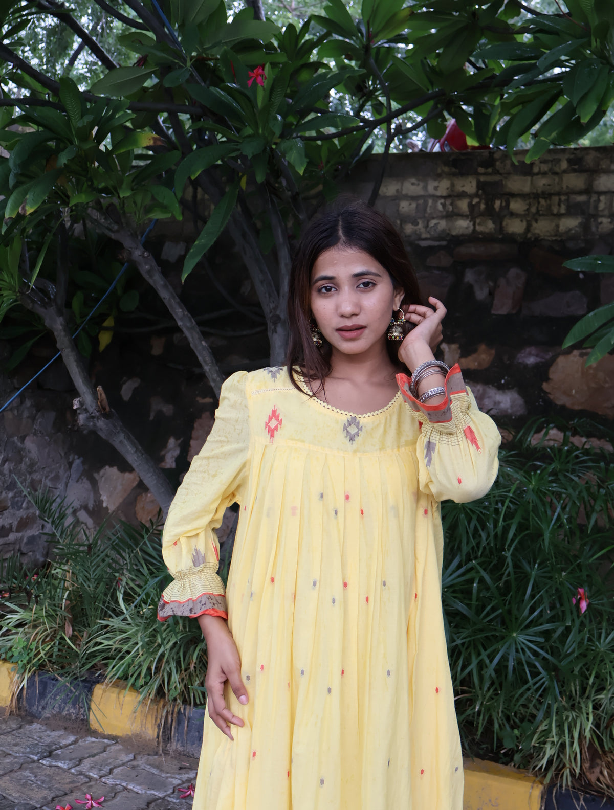Yellow dress