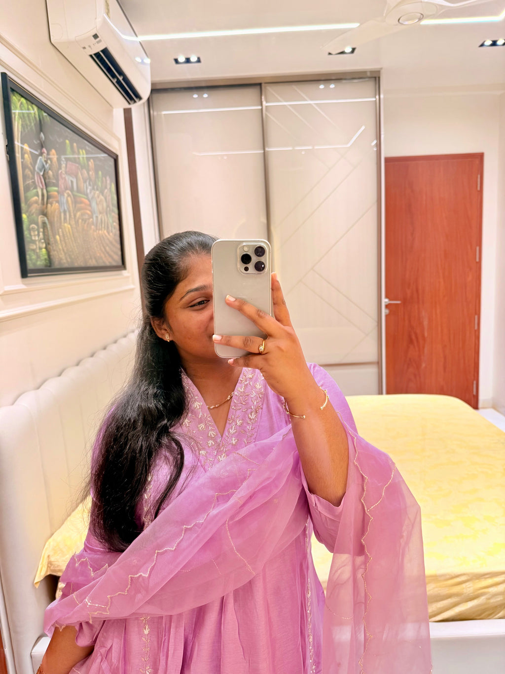 DOLA SILK ANARKALI 3 PC SET