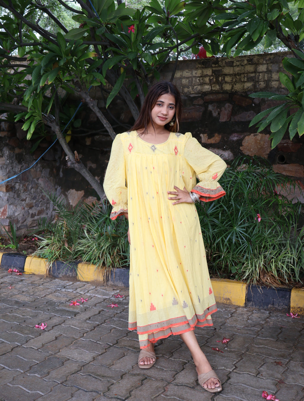 Yellow dress