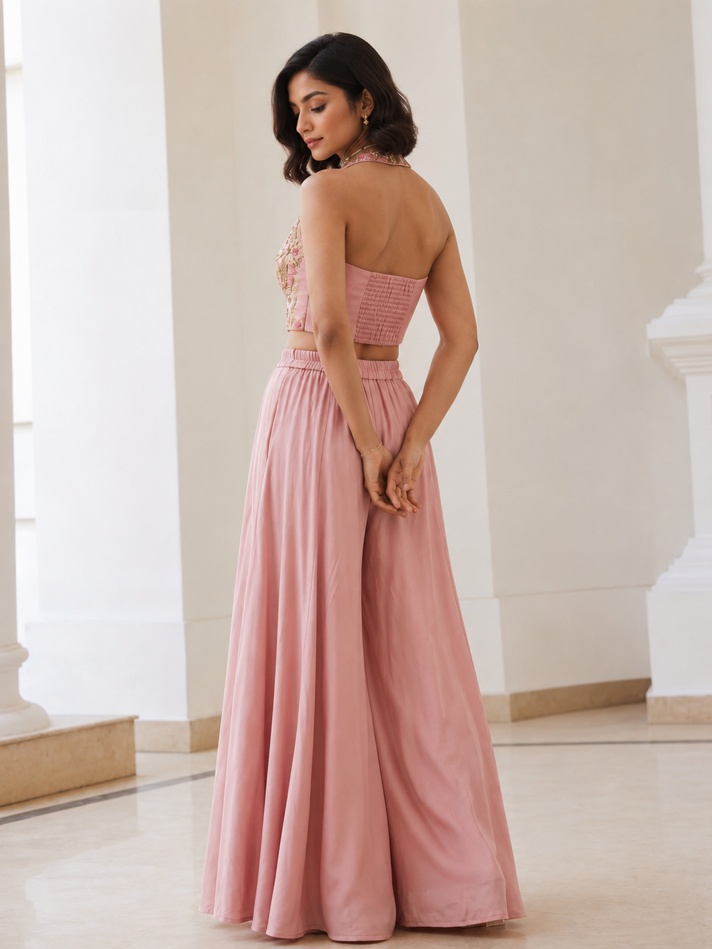 Silk Palazzo Co-Ord Set