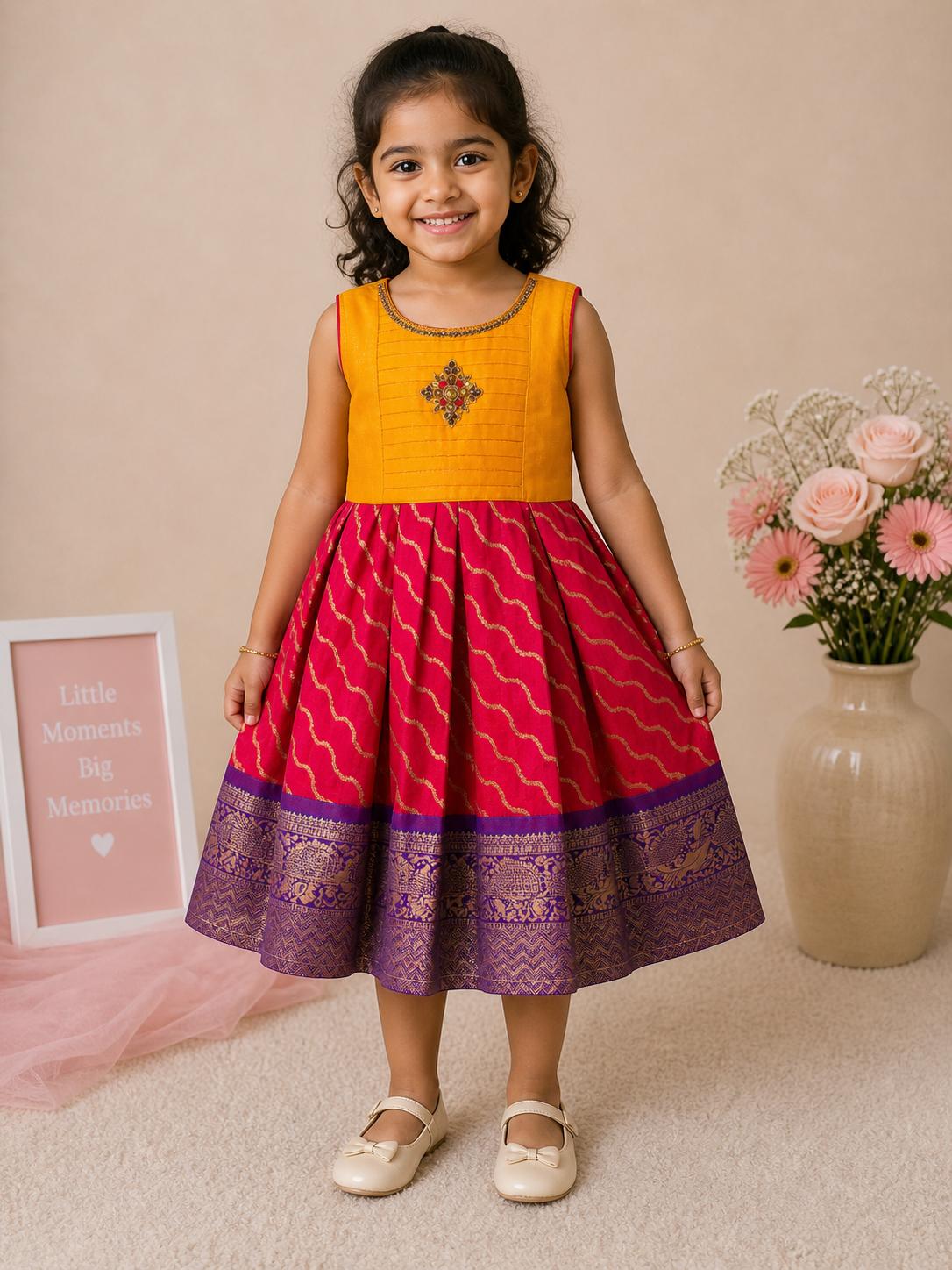 Pre-Owned Gently used Traditional wear Frock