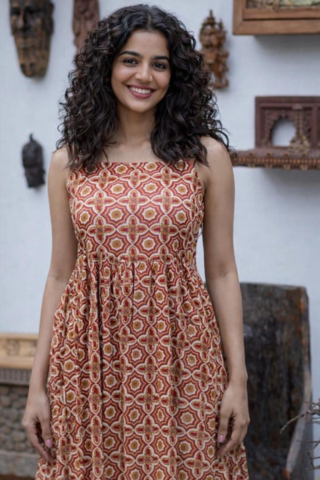 Strap Dress (with yoke lining)