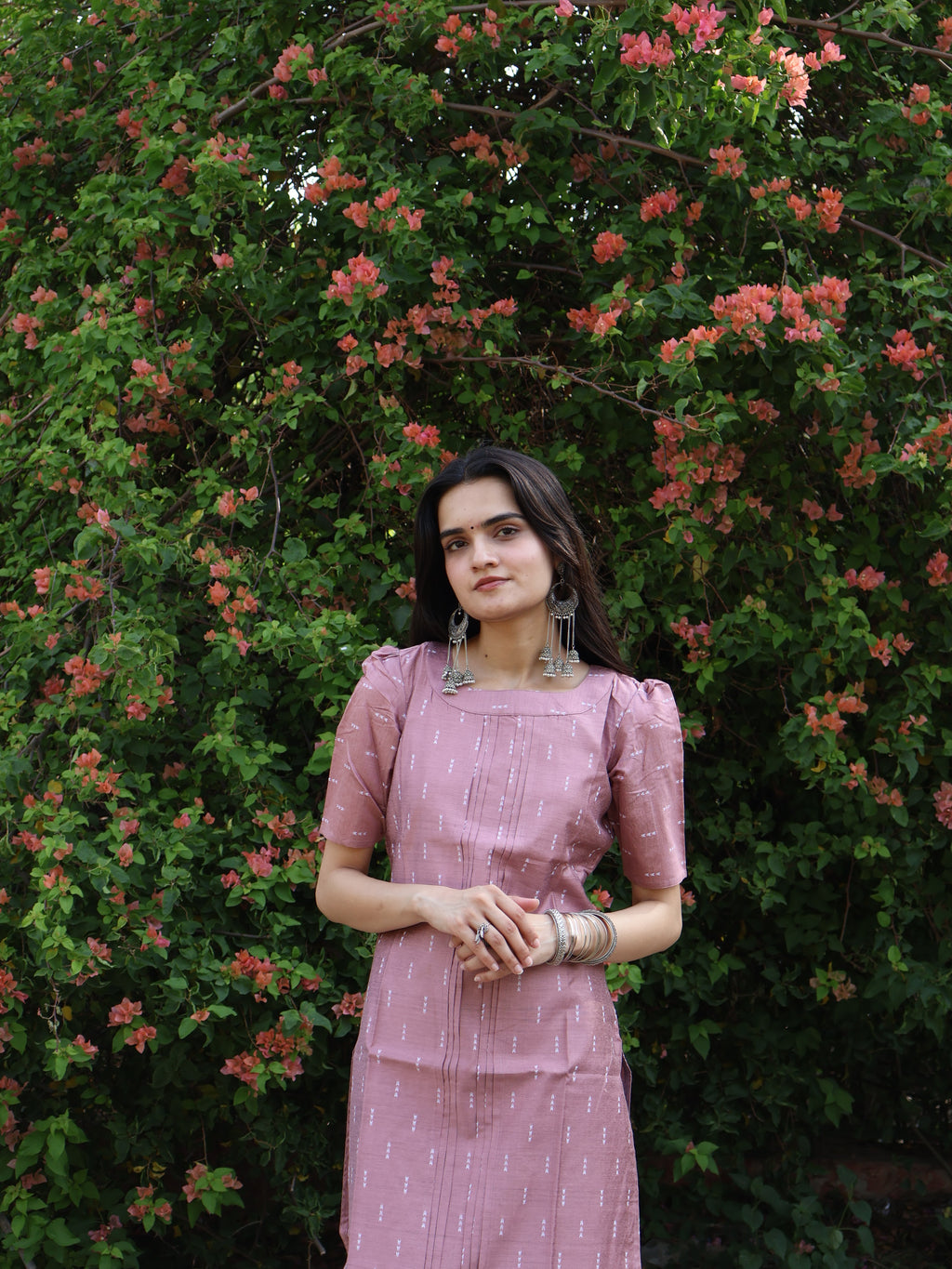 Mauve Fusion Kurti