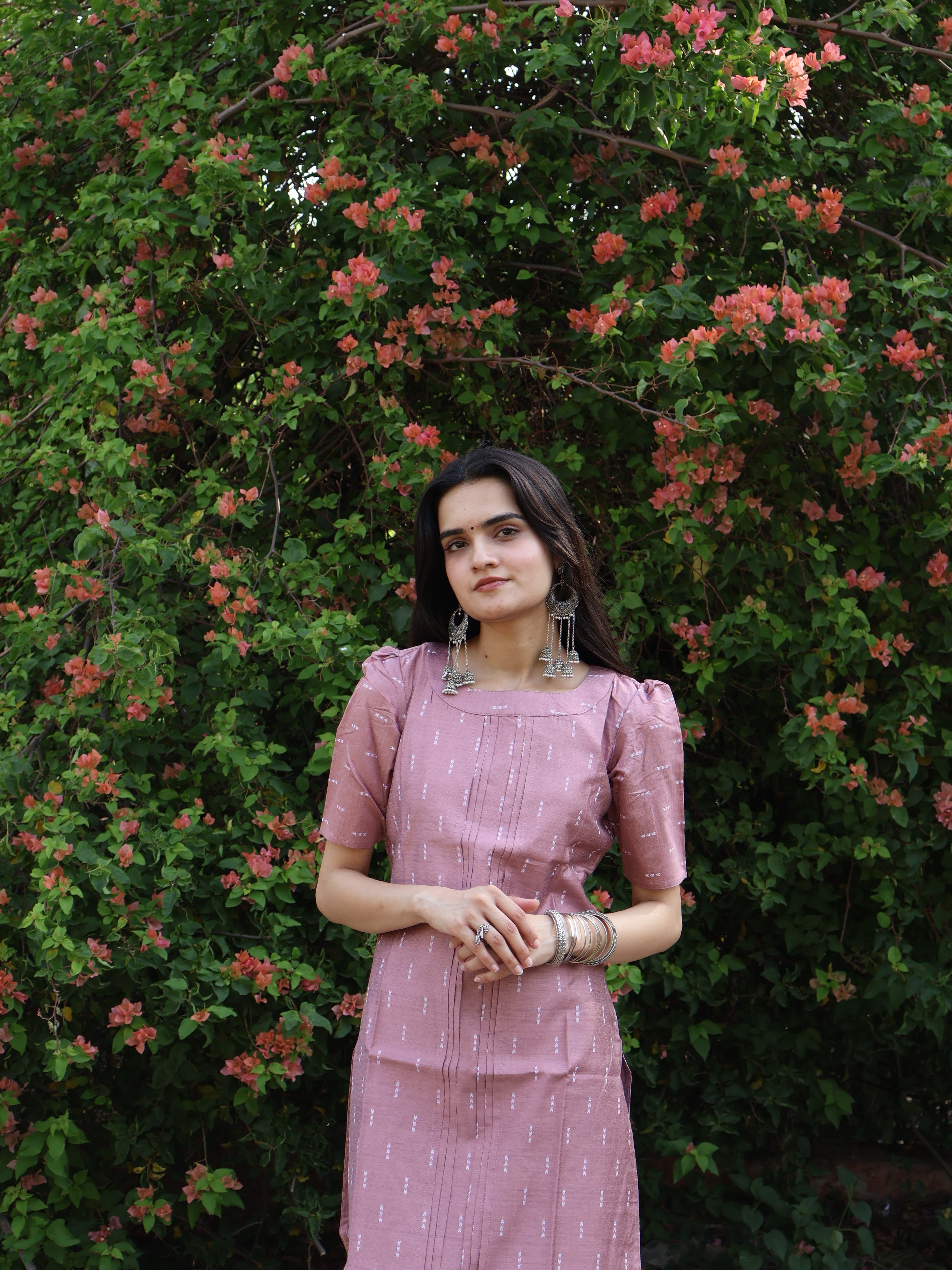 Mauve Fusion Kurti
