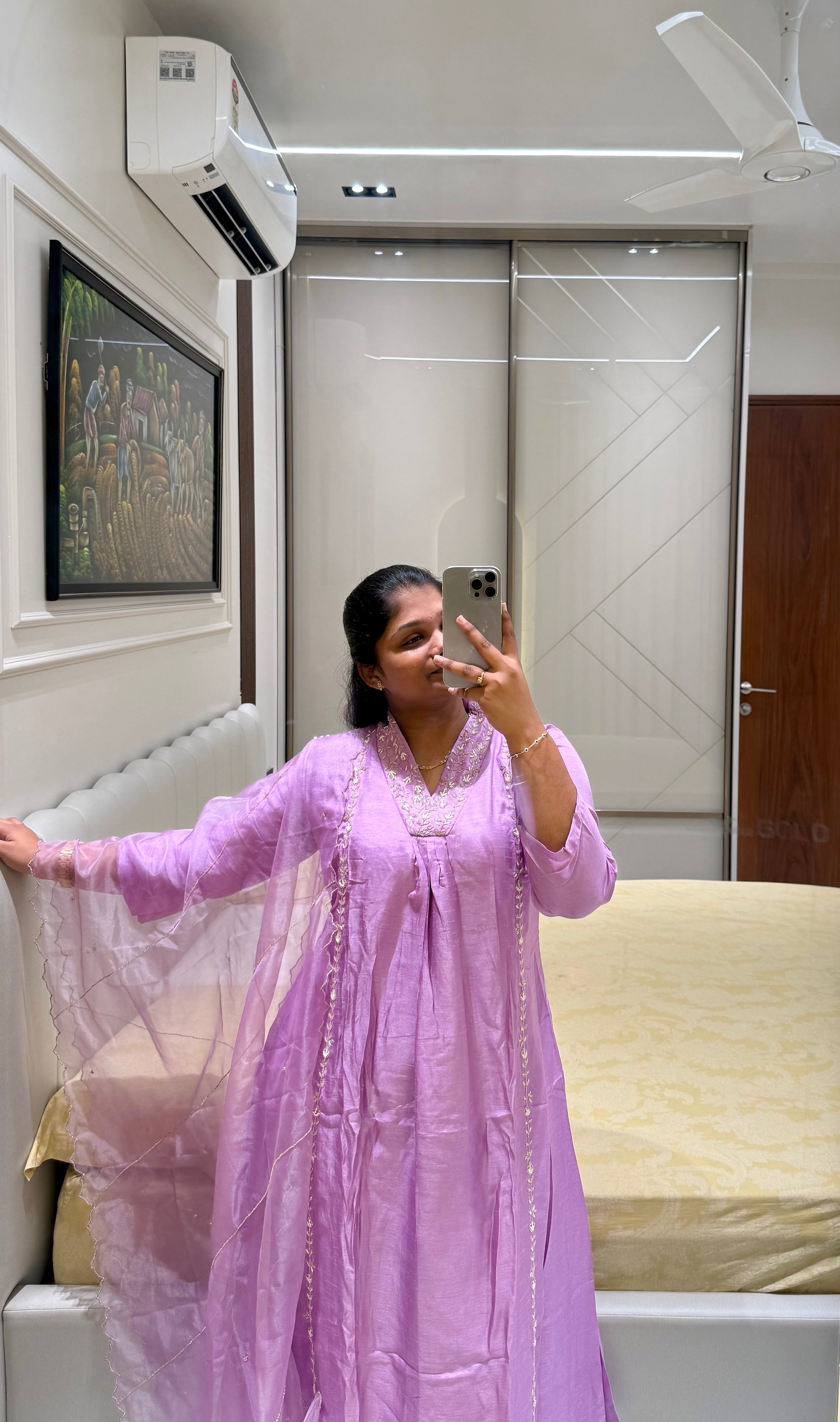 DOLA SILK ANARKALI 3 PC SET