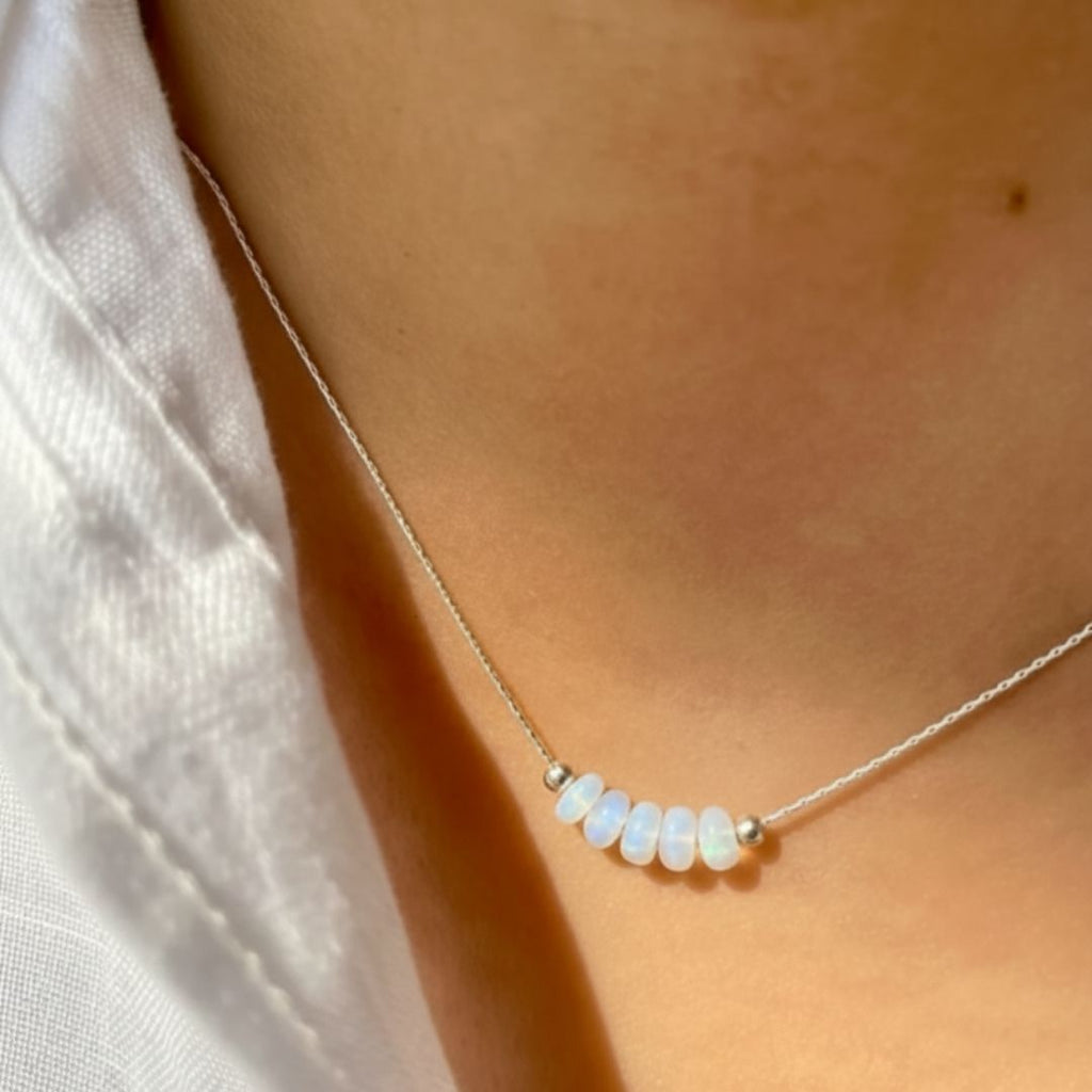 Sterling Silver Moonstone Necklace