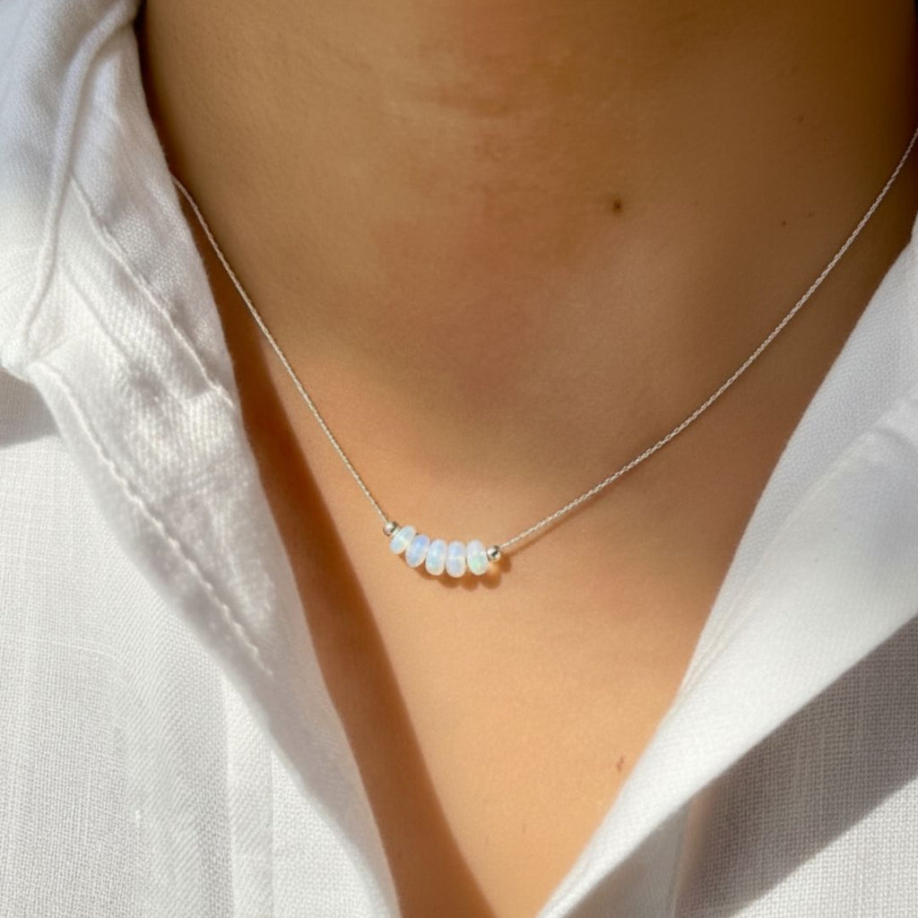 Sterling Silver Moonstone Necklace