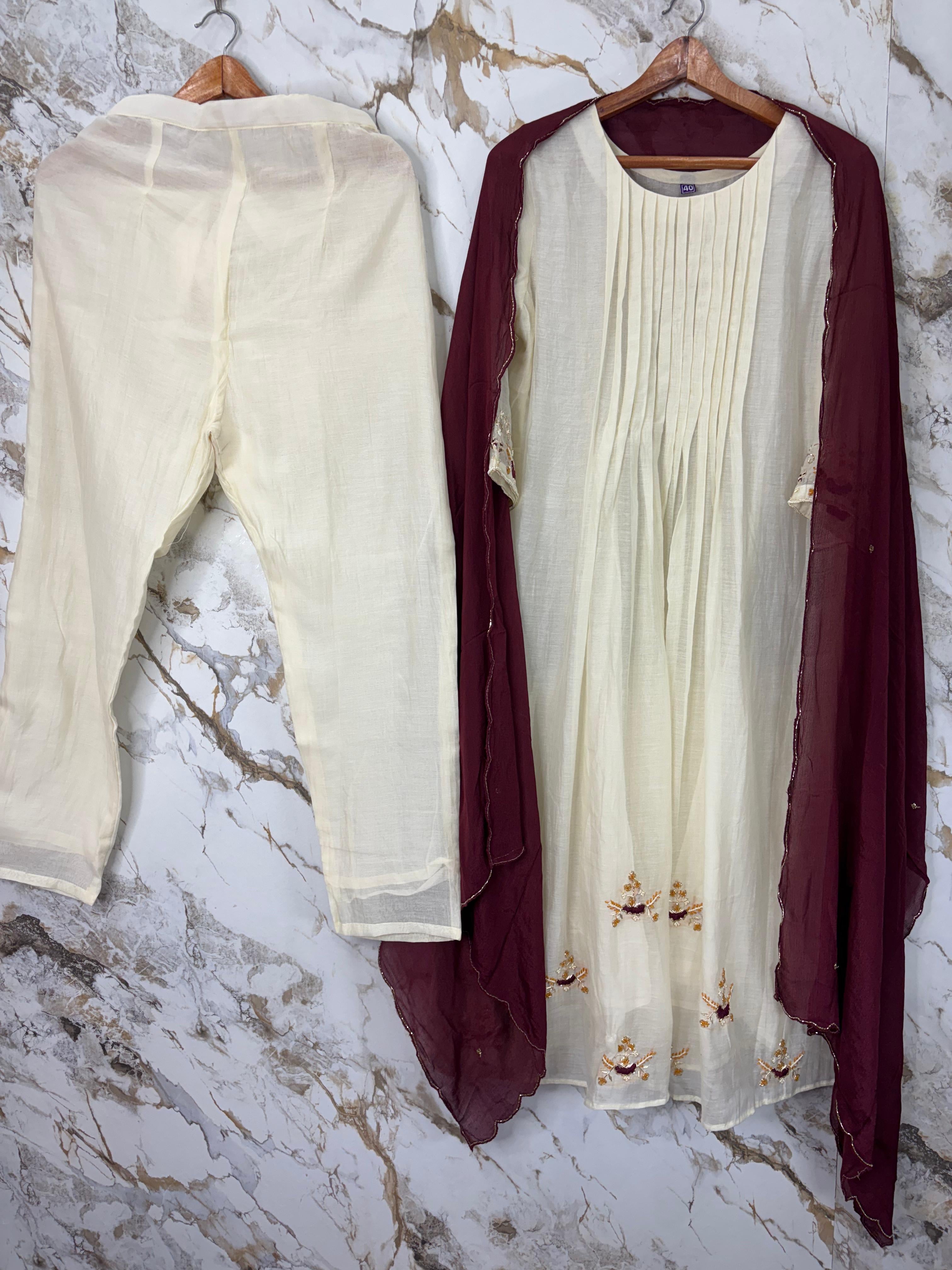 PURE MULL CHEENDERI 3 PC SET