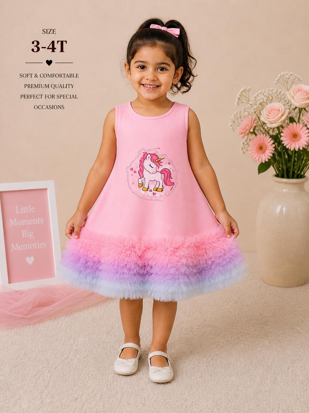 Pre-Owned Gently Used Bbay Pink Unicorn Outfit
