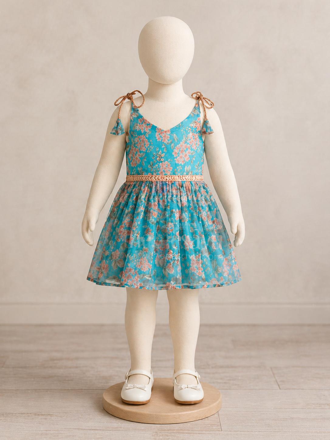 Baby Girl Floral Frock for Casual Outings and Playdates × 1
