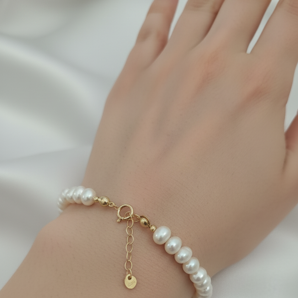 14k Gold Filled Freshwater Pearl Bracelet