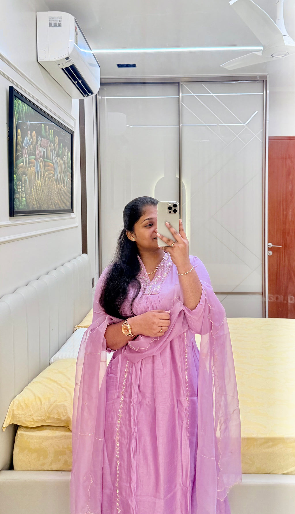 DOLA SILK ANARKALI 3 PC SET