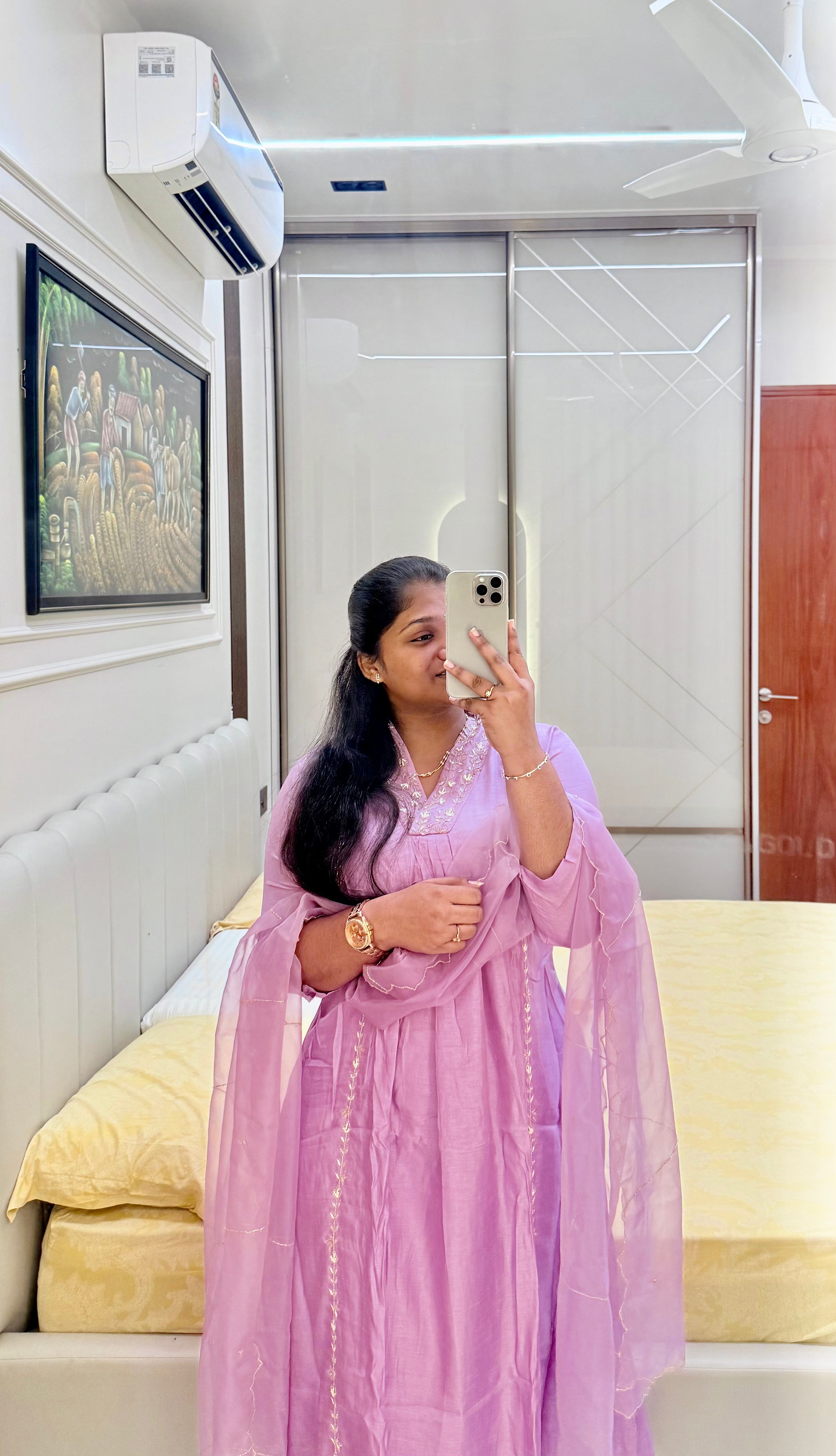 DOLA SILK ANARKALI 3 PC SET