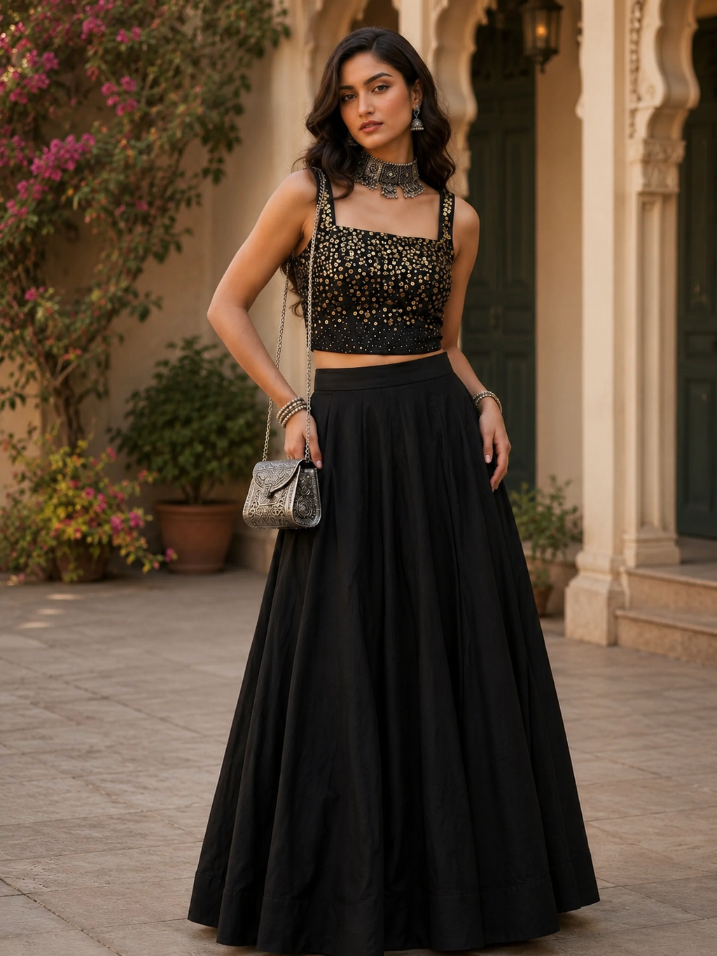 Beaded Lehenga Set