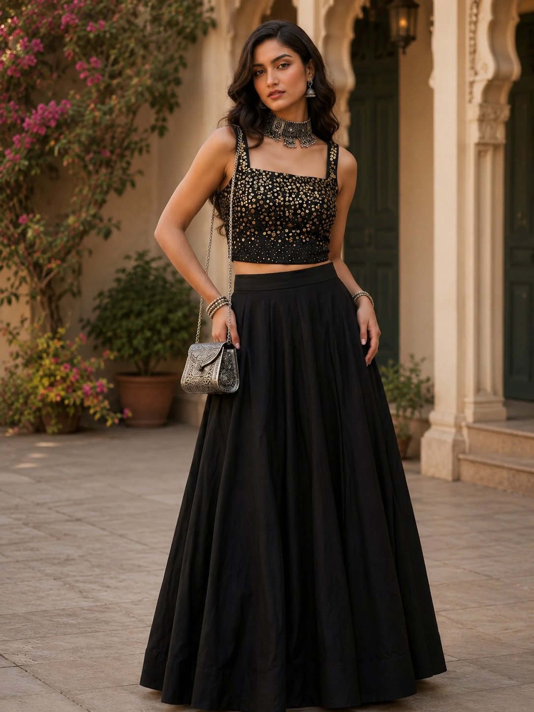 Beaded Lehenga Set