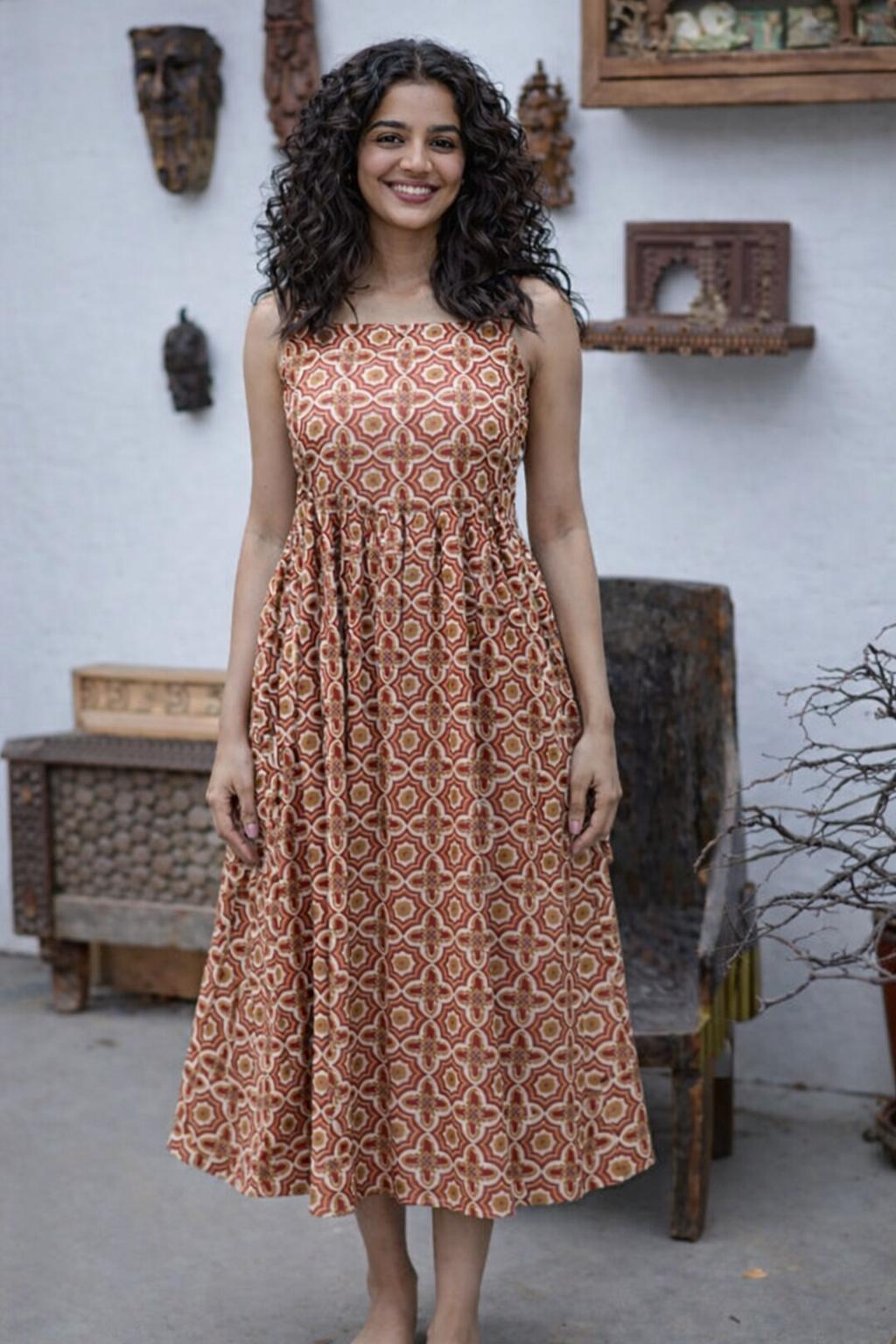 Strap Dress (with yoke lining)