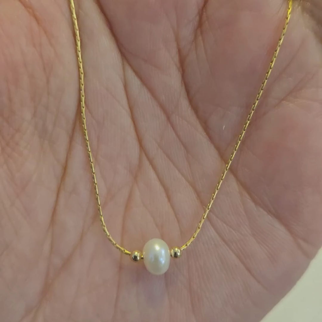 14k Gold Filled Freshwater Pearl Necklace