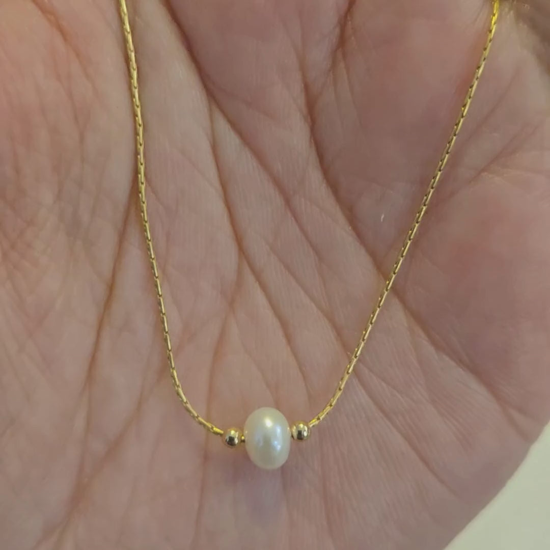 14k Gold Filled Freshwater Pearl Necklace