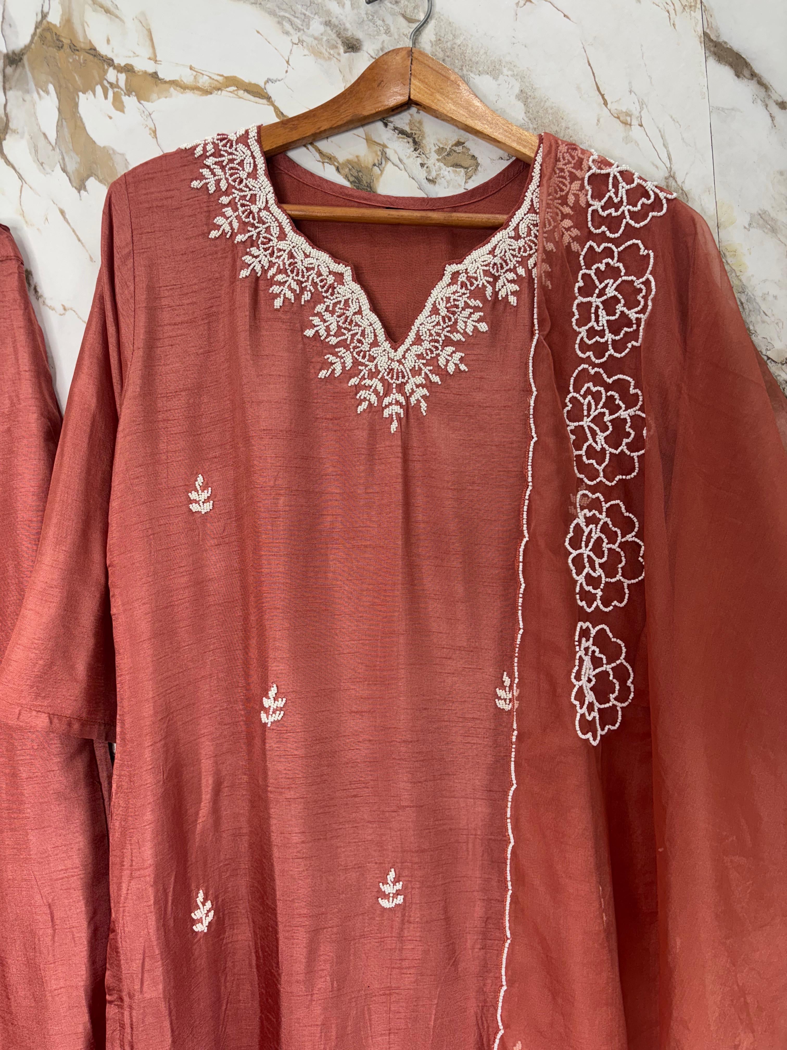 DOLA SILK PEARL WORK 3 PC SET